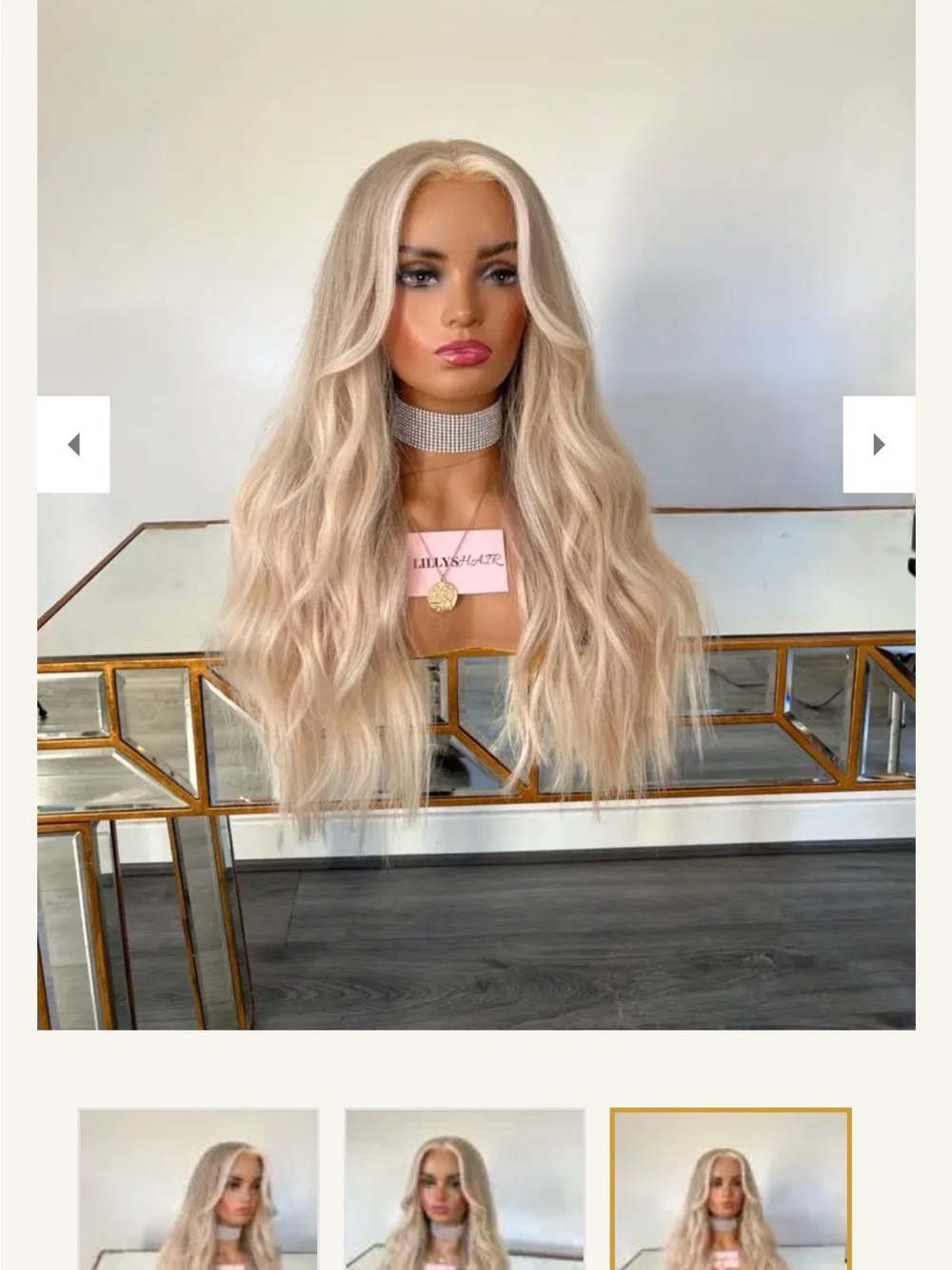 Lilly’s Hair Wig Blonde Human Hair Wig